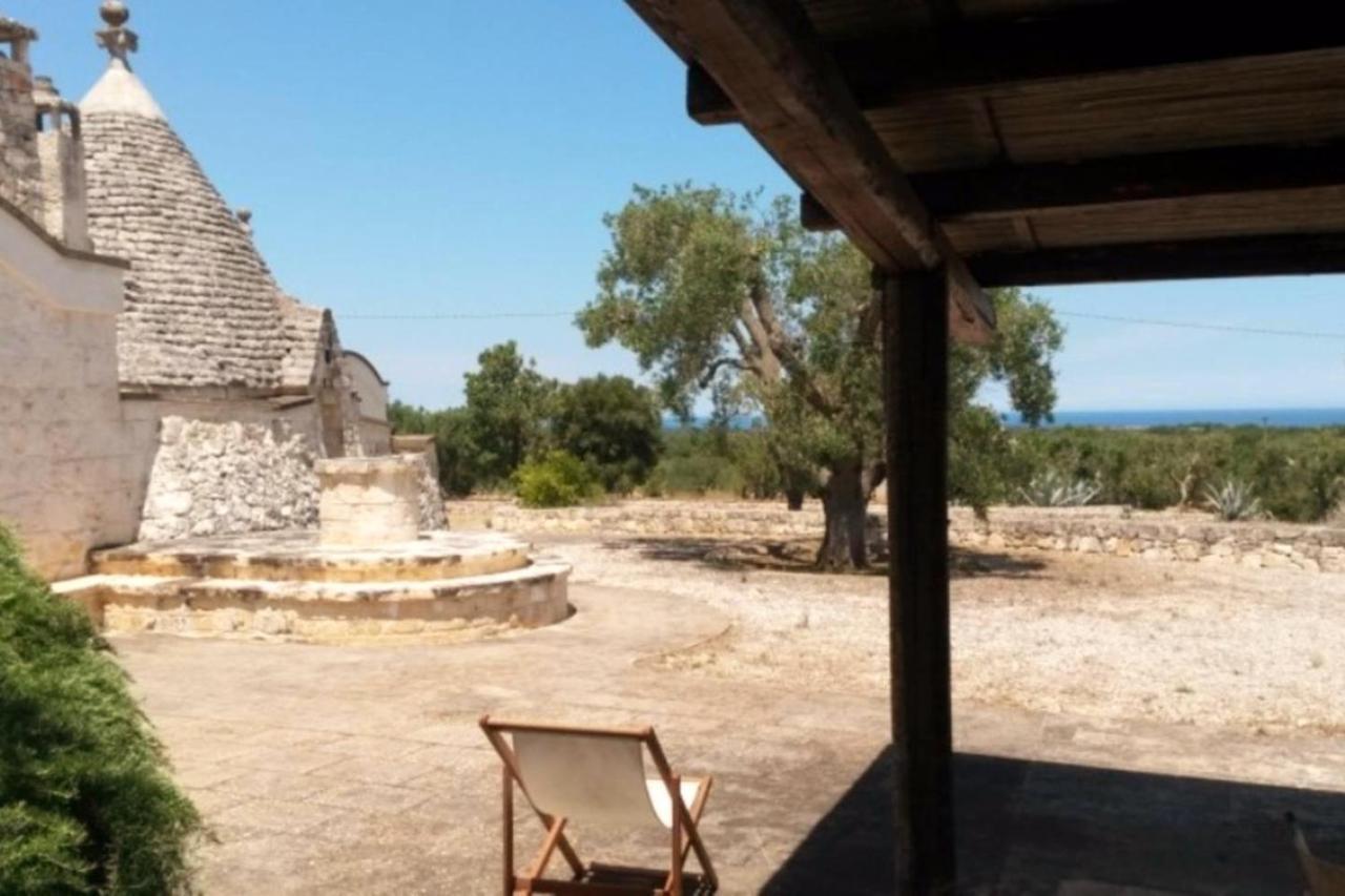 Villa 4 Trulli, Sea View, Vista Mare, Isolata Ostuni Extérieur photo